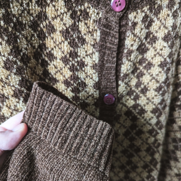 Vintage Mac & Jac 'Old Man' Light Cardigan Sweater - XL - Picture 9 of 12